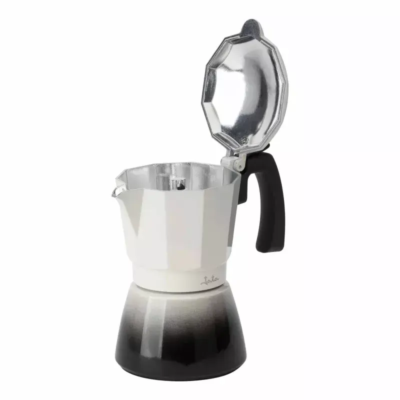 Jata HCAF2412 aliumininis moka kavinukas, 12 puodelių (0,7 l), tinka ir indukcinėms viryklėms, 10,8 cm dugnas