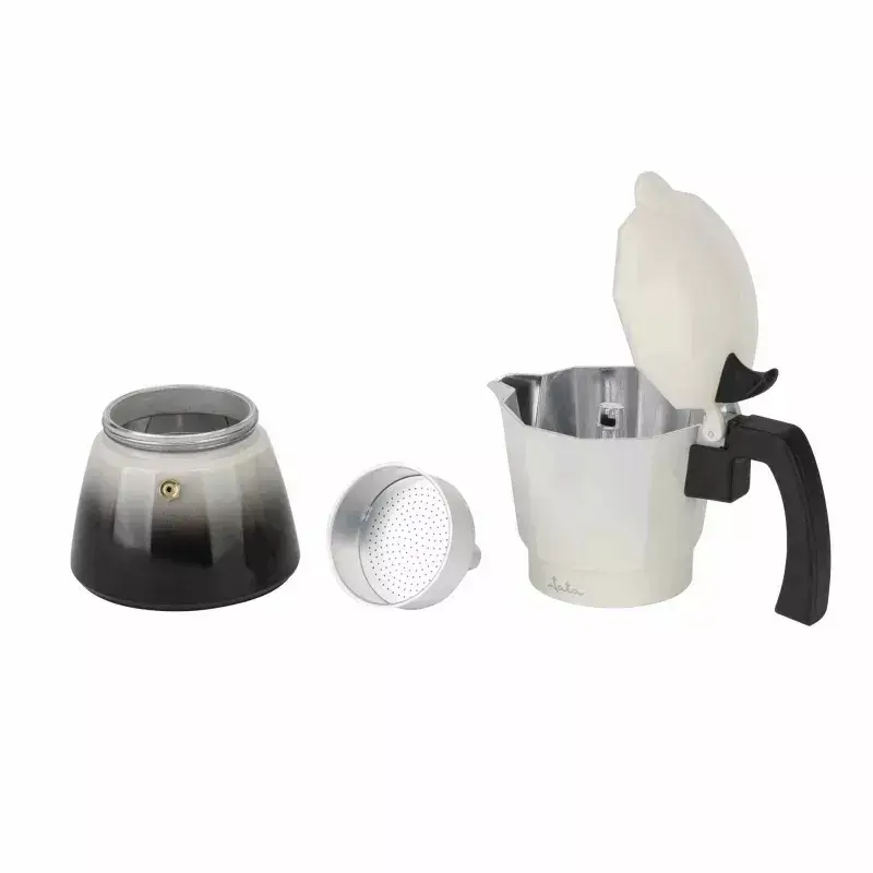 Jata HCAF2412 aliumininis moka kavinukas, 12 puodelių (0,7 l), tinka ir indukcinėms viryklėms, 10,8 cm dugnas