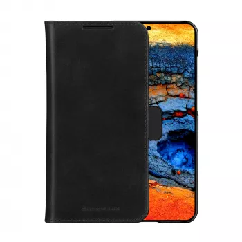 dbramante1928 Lynge dėklas Samsung Galaxy S25 (15,8 cm / 6,2 inch) juodas, odinis užlenkiamas dėklas