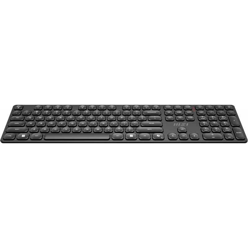 MSI FORGE K210 belaidis klaviatūros ir pelės rinkinys, namams/biurui, USB, QWERTY, JAV anglų, juoda