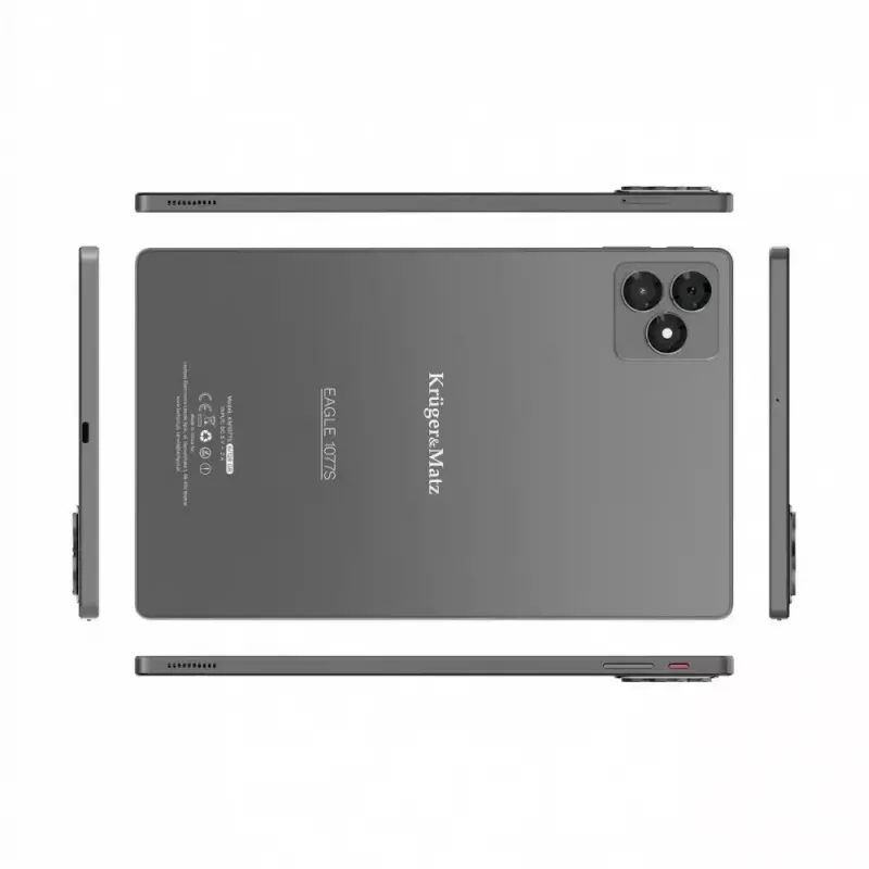 Planšetinis kompiuteris Kruger & Matz KM1077 10,1 colio ekranas Keturių branduolių procesorius 4GB RAM 64GB atmintis Android