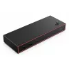 Dokavimo stotelė Lenovo ThinkPad USB4 Dock 5000 — laidinis Thunderbolt 4, 65 W PD, 3840×2160, HDMI, 4× USB-A, Gigabit Ethernet, juoda