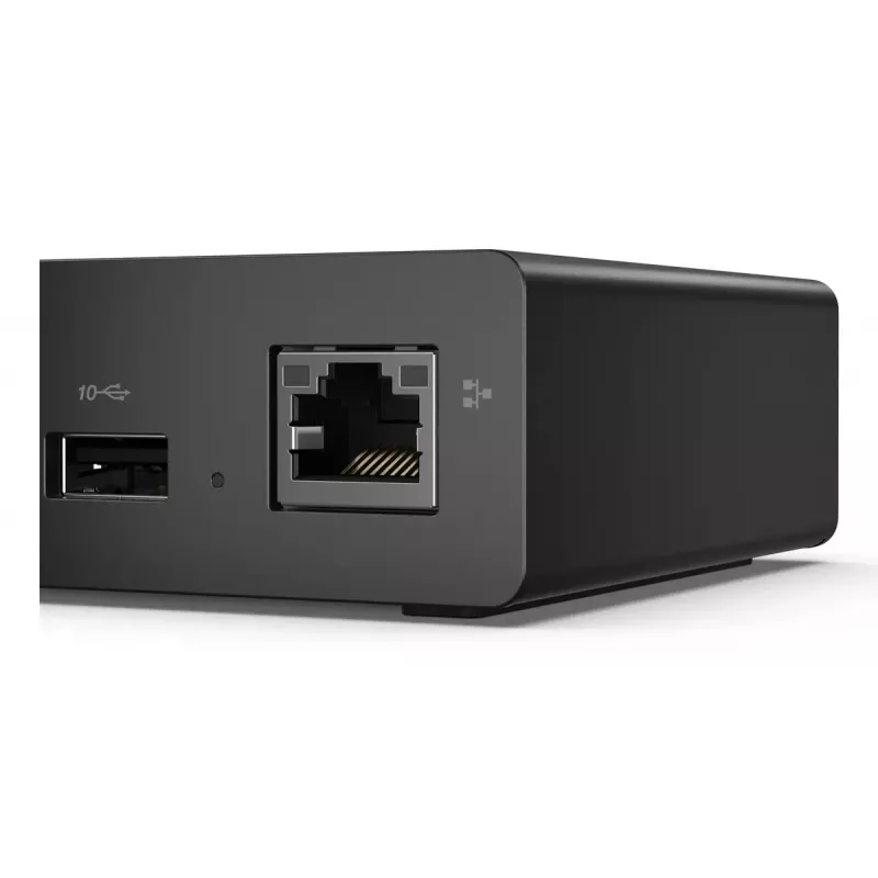 Dokavimo stotelė Lenovo ThinkPad USB4 Dock 5000 — laidinis Thunderbolt 4, 65 W PD, 3840×2160, HDMI, 4× USB-A, Gigabit Ethernet, juoda