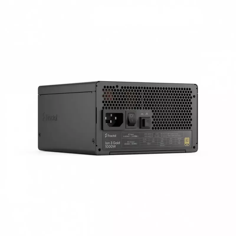 Fractal Design FDE Ion 3 GOLD 1000W 80+ GOLD Juodas maitinimo blokas