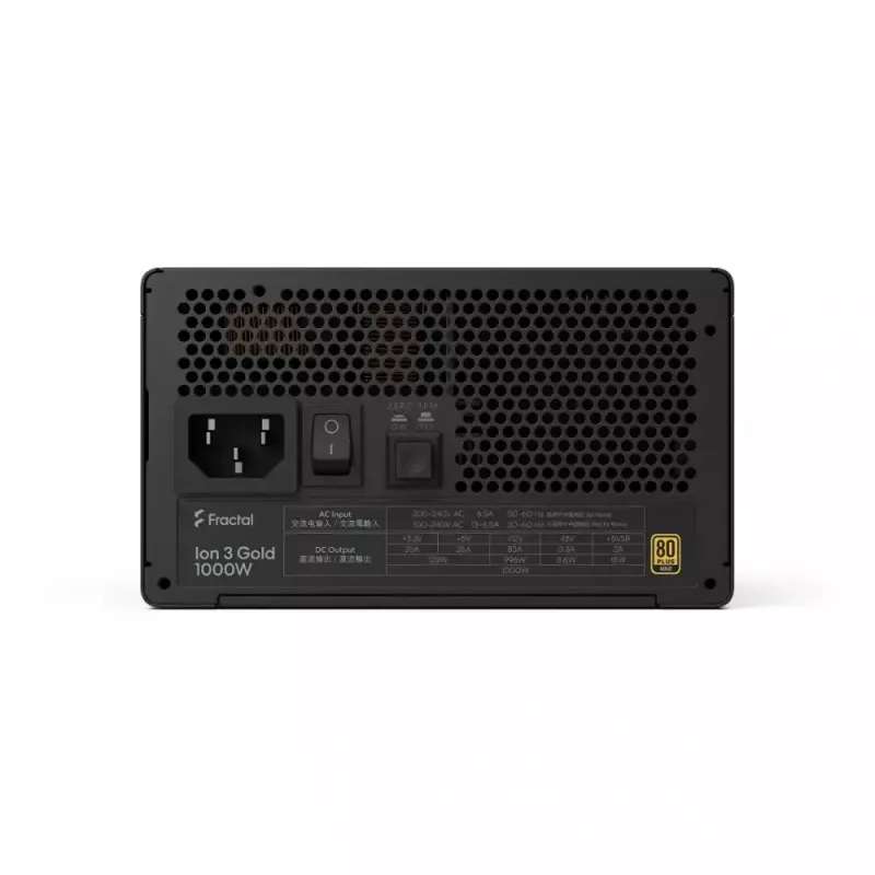 Fractal Design FDE Ion 3 GOLD 1000W 80+ GOLD Juodas maitinimo blokas