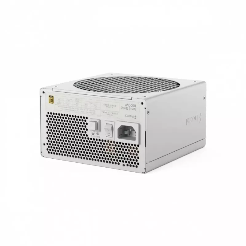 Maitinimo blokas Fractal Design FDE Ion+ 3 GOLD 1000W 80+ GOLD Baltas — 1000 W, 80+ Gold efektyvumas, ATX