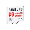 microSDXC atminties kortelė Samsung P9 Express 256 GB — UHS-I, skaitymas 800 MB/s, V30, U1, patvari