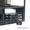 Korpusas CHIEFTEK CI-03B-OP Cube juodas – Micro ATX/Mini-ITX, 2x3.5 colio + 2x2.5 colio, 1x200 mm priekinis ventiliatorius