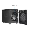 Korpusas CHIEFTEK CI-03B-OP Cube juodas – Micro ATX/Mini-ITX, 2x3.5 colio + 2x2.5 colio, 1x200 mm priekinis ventiliatorius