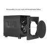 Korpusas CHIEFTEK CI-03B-OP Cube juodas – Micro ATX/Mini-ITX, 2x3.5 colio + 2x2.5 colio, 1x200 mm priekinis ventiliatorius