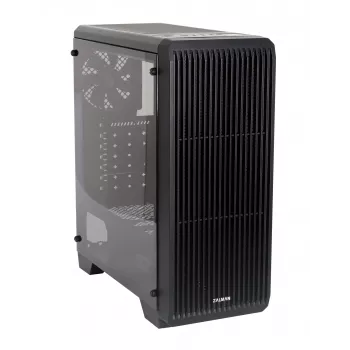 Zalman S2 Midi Tower korpusas - juodas su langu