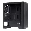Zalman S2 Midi Tower korpusas - juodas su langu