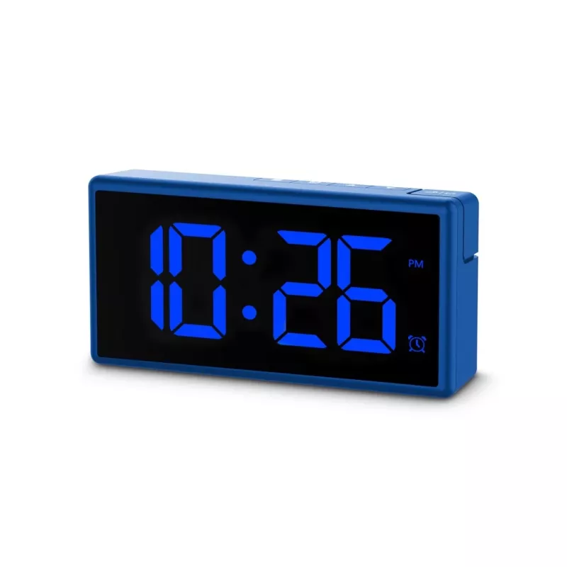 Skaitmeninis žadintuvas Hama Ibiza Blue LCD baterija USB 150x34x73 mm