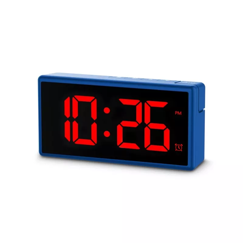 Skaitmeninis žadintuvas Hama Ibiza Blue LCD baterija USB 150x34x73 mm