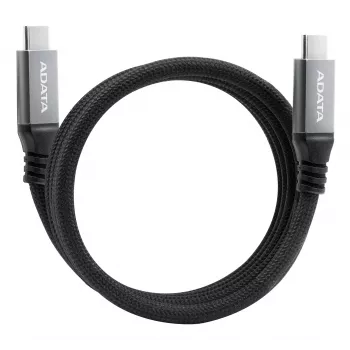 USB C į USB C duomenų laidas ADATA CACCU3-100W-100AN-BK — USB 3.2 Gen 2 (10 Gbit/s), 1 m, Juodas