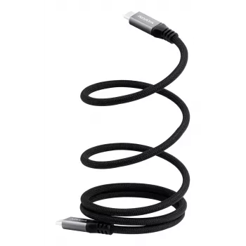 USB C į USB C duomenų laidas ADATA CACCU3-100W-100AN-BK — USB 3.2 Gen 2 (10 Gbit/s), 1 m, Juodas