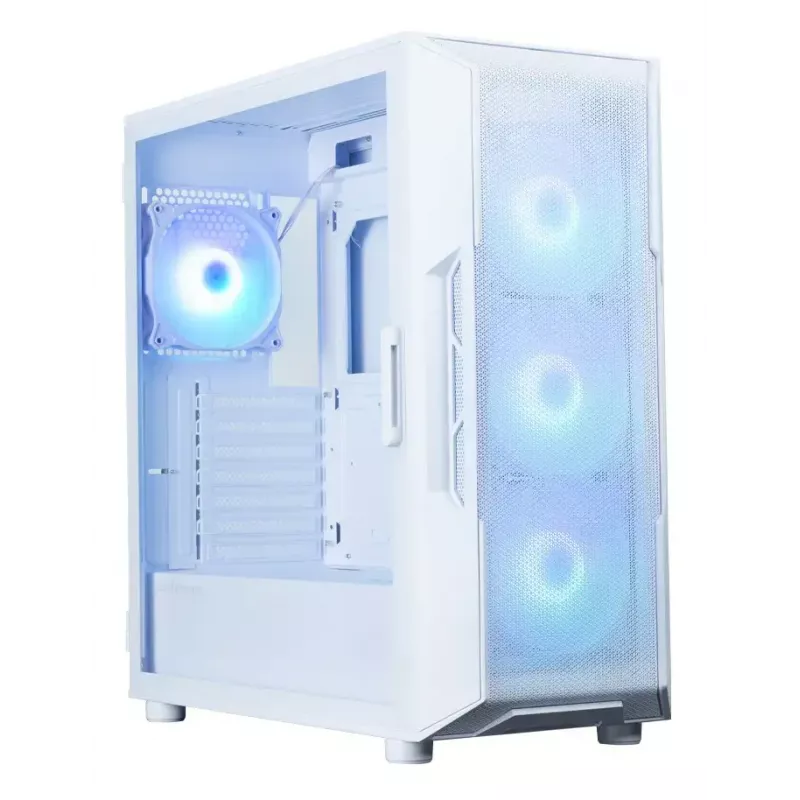 Korpusas ZALMAN i3 NEO ARGB V2 WHITE Midi Tower, grūdintas stiklas, 3x120 mm priekiniai ventiliatoriai, palaiko ATX/Mini-ITX