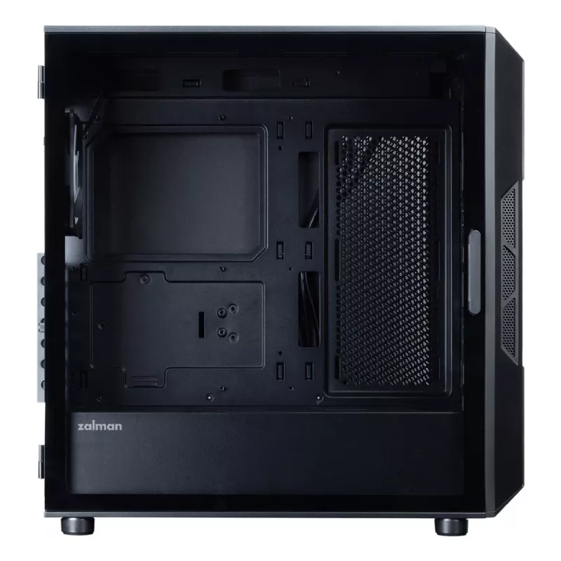 ZALMAN I3 NEO V2 vidutinis bokštinis kompiuterio korpusas, juodas, 4 RGB ventiliatoriai, ATX/microATX palaikymas