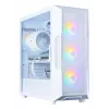 Kompiuterio korpusas Zalman I3 NEO V2 WHITE Midi Tower, ATX/Mini-ITX, grūdintas stiklas, 3x120mm priekiniai ventiliatoriai, USB 3.2 Gen1