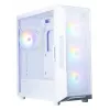 Kompiuterio korpusas Zalman I3 NEO V2 WHITE Midi Tower, ATX/Mini-ITX, grūdintas stiklas, 3x120mm priekiniai ventiliatoriai, USB 3.2 Gen1
