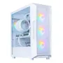 Kompiuterio korpusas Zalman I3 NEO V2 WHITE Midi Tower, ATX/Mini-ITX, grūdintas stiklas, 3x120mm priekiniai ventiliatoriai, USB 3.2 Gen1