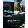 Priedas: icybox IB-1827MCP-C31 M.2 NVMe ir SATA dviejų lizdų adapteris