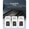Priedas: icybox IB-1827MCP-C31 M.2 NVMe ir SATA dviejų lizdų adapteris
