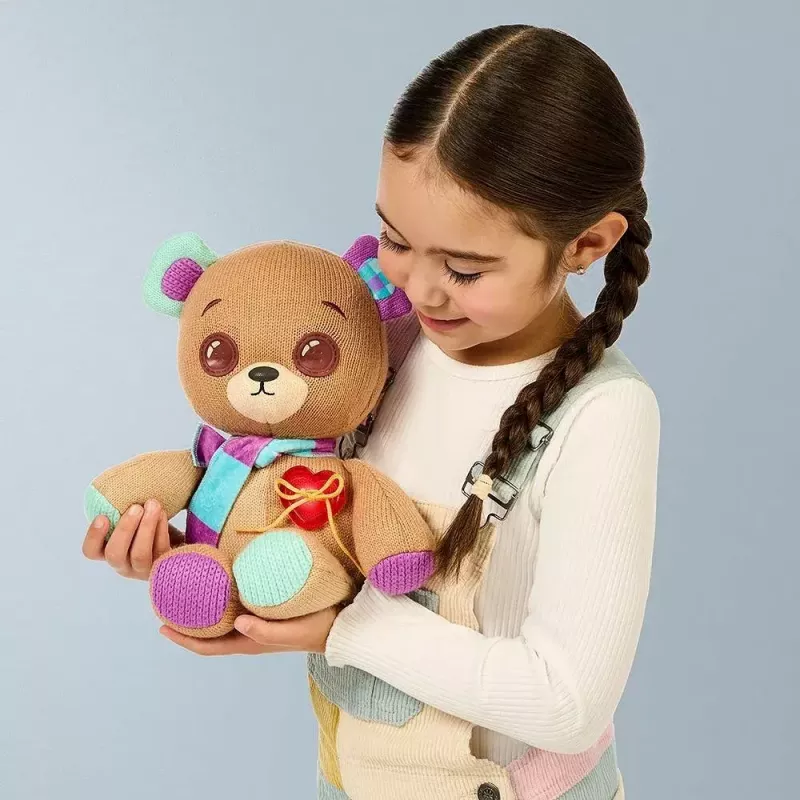 Interaktyvus minkštas žaislas Cobi Thready Bear – judesiu ir lietimu reaguojantis meškiukas