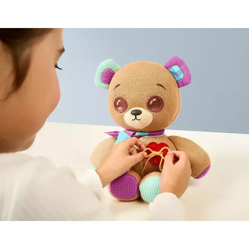 Interaktyvus minkštas žaislas Cobi Thready Bear – judesiu ir lietimu reaguojantis meškiukas