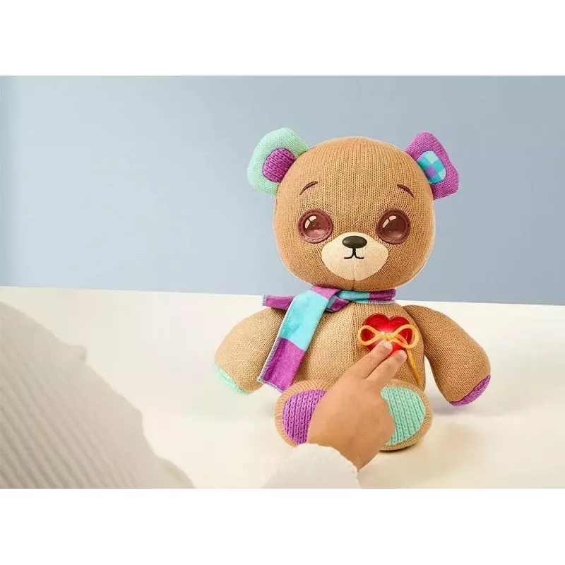 Interaktyvus minkštas žaislas Cobi Thready Bear – judesiu ir lietimu reaguojantis meškiukas