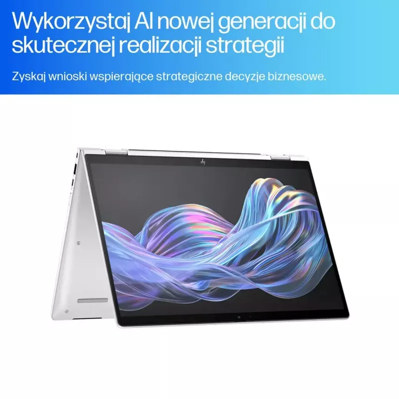 Hibridinis 2-in-1 nešiojamas kompiuteris HP EliteBook X Flip G1i 14 colių — Intel Core Ultra 5 8 branduolių 4,5 GHz, 512 GB SSD, WUXGA lietimui jautrus IPS, Windows 11 Pro