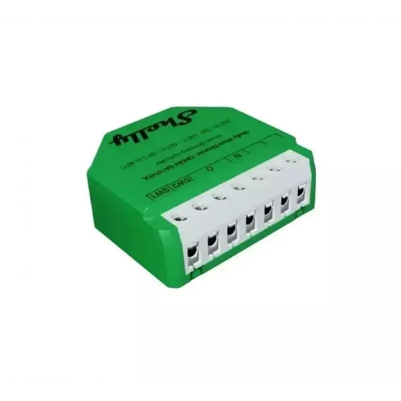 Shelly Wave Dimmer EU LR išmanusis reguliatorius – 2 kanalai, be nulinio laido, 220–240V, LED iki 150W, kaitrinės iki 200W, 864–868.4 MHz