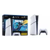 Žaidimų konsolė Sony PlayStation 5 Slim – 825 GB SSD, balta/juoda, su valdikliu ir HDMI