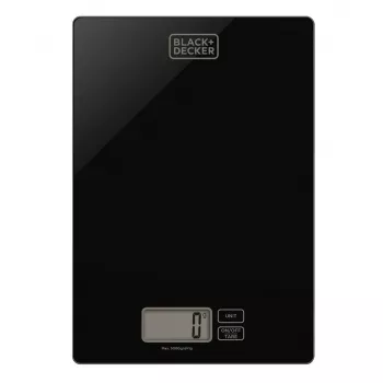 Virtuvinės svarstyklės Black & Decker ES9900040B, grūdintas stiklas, 5 kg talpa, 1 g tikslumas