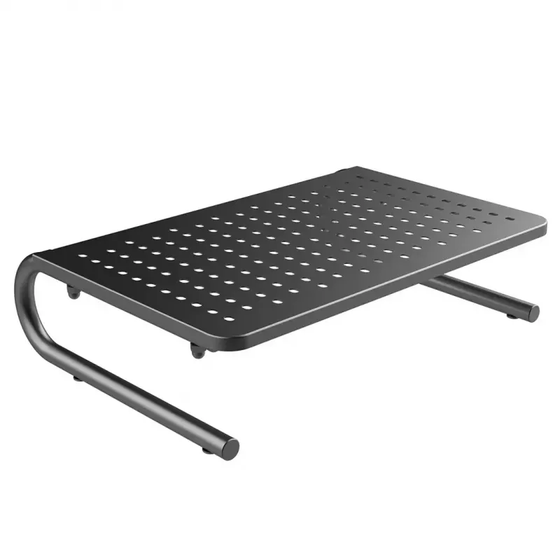 Stovas monitoriui MACLEAN MC-948, 13–32 colių ekranams, reguliuojamas aukštis ir kampas, juodas, 370×235×100 mm, iki 20 kg