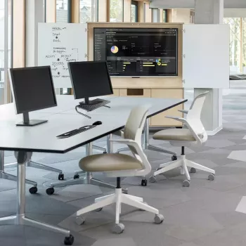 Stovas monitoriui MACLEAN MC-948, 13–32 colių ekranams, reguliuojamas aukštis ir kampas, juodas, 370×235×100 mm, iki 20 kg