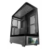 Korpusas PC Tacens Mars Gaming MCLCDPRO Midi Tower – Juodas, IPS 7,2 colio ekranas, maitinimo šaltinis apačioje, ATX/Micro‑ATX/Mini‑ITX