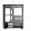 Korpusas PC Tacens Mars Gaming MCLCDPRO Midi Tower – Juodas, IPS 7,2 colio ekranas, maitinimo šaltinis apačioje, ATX/Micro‑ATX/Mini‑ITX