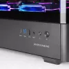 Korpusas PC Tacens Mars Gaming MCLCDPRO Midi Tower – Juodas, IPS 7,2 colio ekranas, maitinimo šaltinis apačioje, ATX/Micro‑ATX/Mini‑ITX