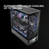 Korpusas PC Tacens Mars Gaming MCLCDPRO Midi Tower – Juodas, IPS 7,2 colio ekranas, maitinimo šaltinis apačioje, ATX/Micro‑ATX/Mini‑ITX