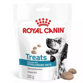 Hipoalerginiai šunų skanėstai Royal Canin 230 g – paukštienos dresūros užkandžiai, be glitimo ir cukraus, suaugusiems šunims
