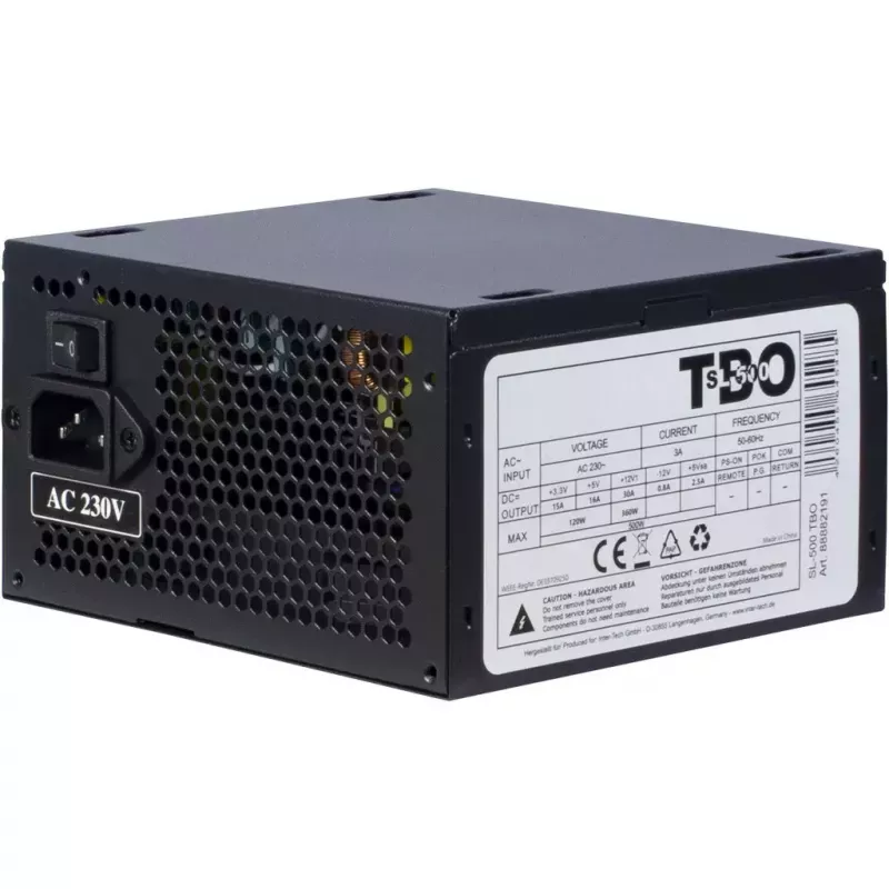 Maitinimo blokas Inter-Tech SL-500 TBO 500 W