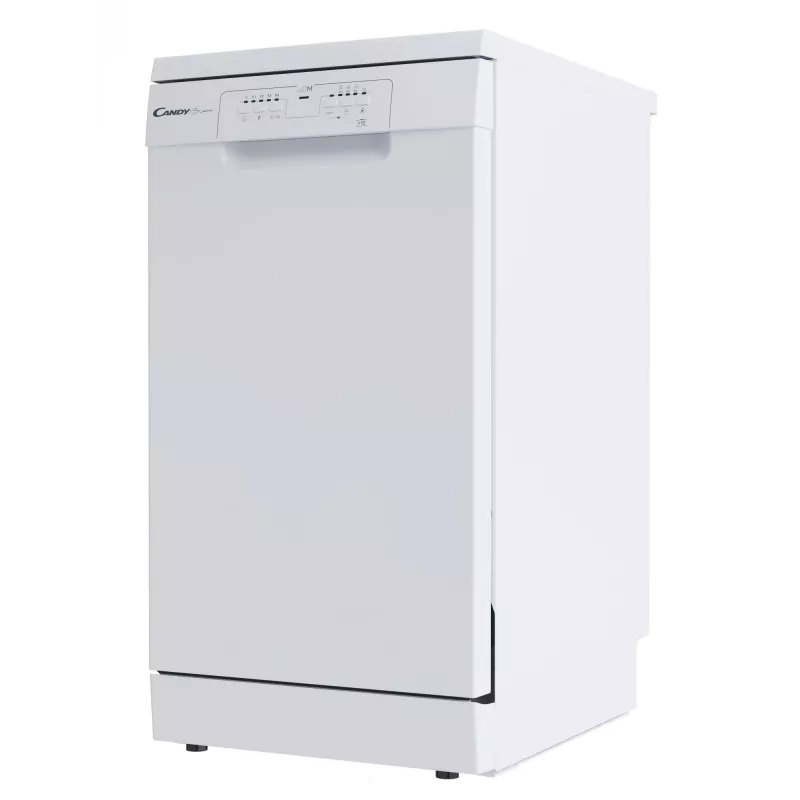 Laisvai pastatoma siaura indaplovė CANDY Brava CDPH 2L1049W — 10 komplektų, 45 cm, 49 dB, E klasė