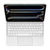 Apple Magic Keyboard iPad Pro 13 inch M4 - belaidė klaviatūra su valdymo kilimėliu, švediška balta