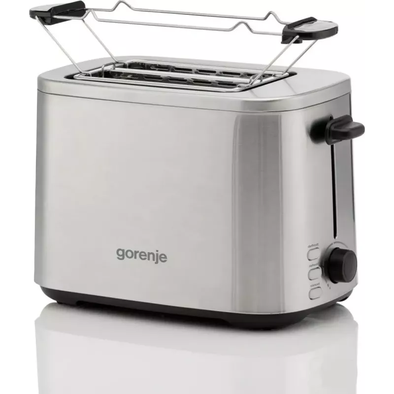 Skrudintuvas Gorenje T800DS — 2 lizdų nerūdijančio plieno modelis, kompaktiškas namams