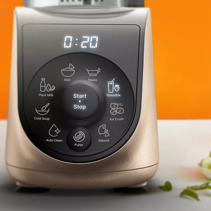 Stalo blenderis Tefal Blend Up BL190AF0 – 0,85 L indas, 1000 W, 6-peilių Powelix, pulsas, ledo smulkinimas (permatomas/juodos/smėlio spalvos)