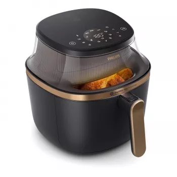 Kepimo krosnelė Philips 3000 serijos NA342/00 — 7,2 L, 2000 W, 16 programų, jutiklinis valdymas, Juoda Auksinė