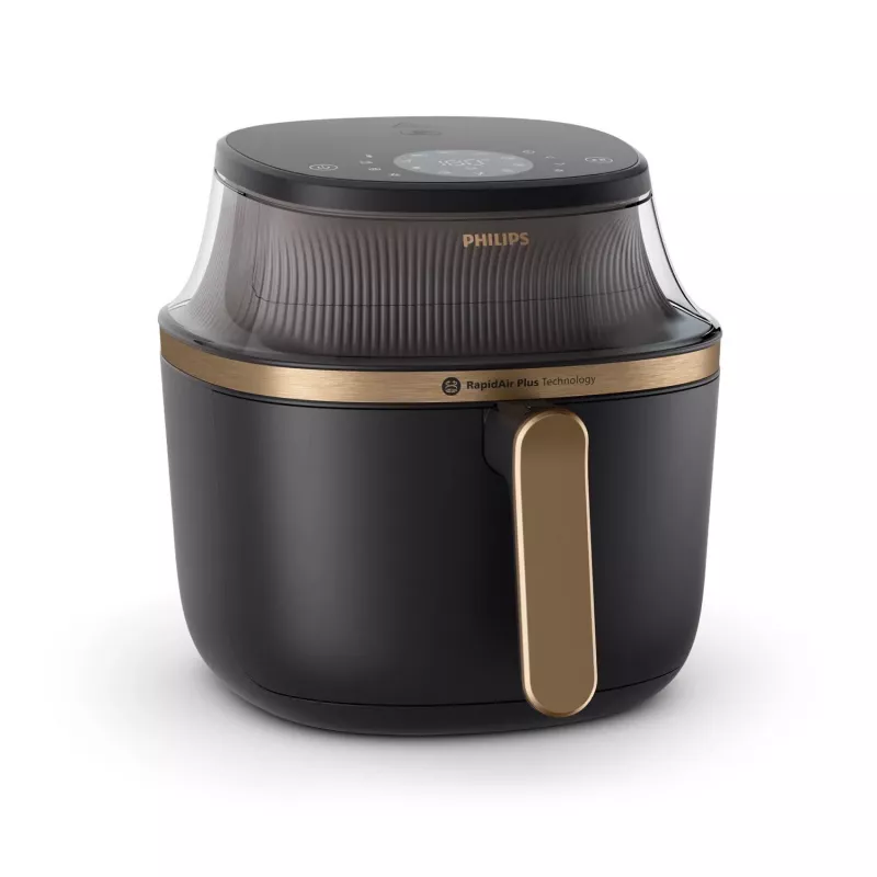 Kepimo krosnelė Philips 3000 serijos NA342/00 — 7,2 L, 2000 W, 16 programų, jutiklinis valdymas, Juoda Auksinė