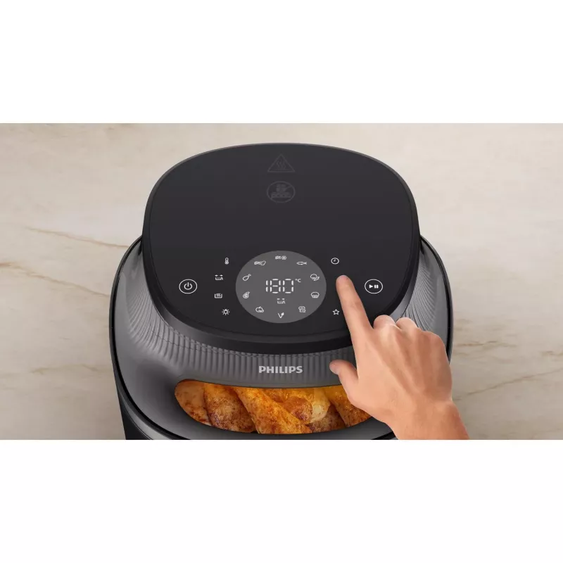 Kepimo krosnelė Philips 3000 serijos NA342/00 — 7,2 L, 2000 W, 16 programų, jutiklinis valdymas, Juoda Auksinė