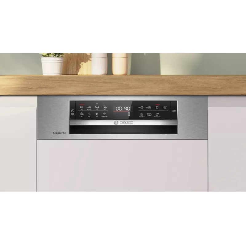 Indaplovė Bosch Serie 6 SPI6EMS21E pusiau įmontuojama 10 komplektų